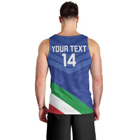 Custom Italy Volleyball Men Tank Top 2025 Gli Azzurri