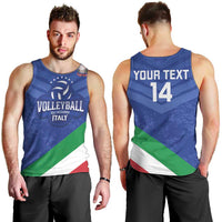 Custom Italy Volleyball Men Tank Top 2025 Gli Azzurri