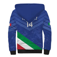 Custom Italy Volleyball Sherpa Hoodie 2025 Gli Azzurri