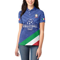 Custom Italy Volleyball Women Polo Shirt 2025 Gli Azzurri
