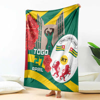 Togo Independence Day Blanket Happy April 27th Coat Of Arms