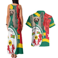Togo Independence Day Couples Matching Tank Maxi Dress and Hawaiian Shirt Happy April 27th Coat Of Arms