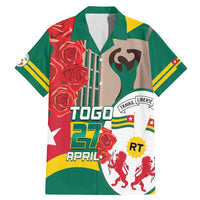 Togo Independence Day Family Matching Mermaid Dress and Hawaiian Shirt Happy April 27th Coat Of Arms