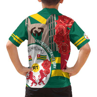 Togo Independence Day Family Matching Summer Maxi Dress and Hawaiian Shirt Happy April 27th Coat Of Arms