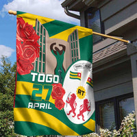 Togo Independence Day Garden Flag Happy April 27th Coat Of Arms