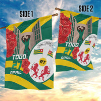 Togo Independence Day Garden Flag Happy April 27th Coat Of Arms