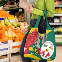 Togo Independence Day Grocery Bag Happy April 27th Coat Of Arms