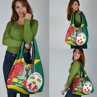 Togo Independence Day Grocery Bag Happy April 27th Coat Of Arms