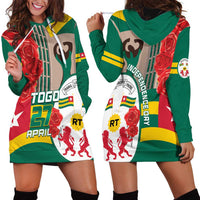 Togo Independence Day Hoodie Dress Happy April 27th Coat Of Arms