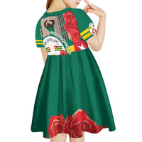 Togo Independence Day Kid Short Sleeve Dress Happy April 27th Coat Of Arms
