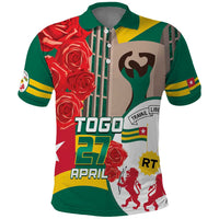 Togo Independence Day Polo Shirt Happy April 27th Coat Of Arms