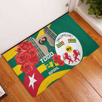 Togo Independence Day Rubber Doormat Happy April 27th Coat Of Arms