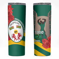 Togo Independence Day Skinny Tumbler Happy April 27th Coat Of Arms