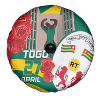 Togo Independence Day Spare Tire Cover Happy April 27th Coat Of Arms