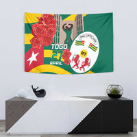 Togo Independence Day Tapestry Happy April 27th Coat Of Arms