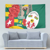 Togo Independence Day Tapestry Happy April 27th Coat Of Arms