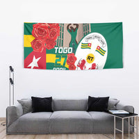 Togo Independence Day Tapestry Happy April 27th Coat Of Arms