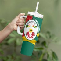 Togo Independence Day Tumbler With Handle Happy April 27th Coat Of Arms