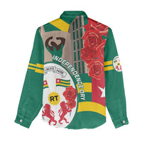 Togo Independence Day Women Casual Shirt Happy April 27th Coat Of Arms