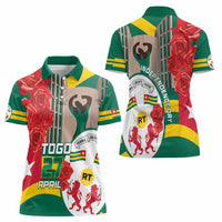 Togo Independence Day Women Polo Shirt Happy April 27th Coat Of Arms
