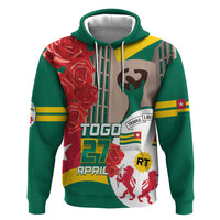 Togo Independence Day Zip Hoodie Happy April 27th Coat Of Arms