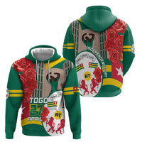 Togo Independence Day Zip Hoodie Happy April 27th Coat Of Arms