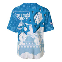 Israel Independence Day Baseball Jersey Yom Ha'atzmaut Star Of David Jewish Pattern