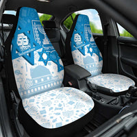 Israel Independence Day Car Seat Cover Yom Ha'atzmaut Star Of David Jewish Pattern