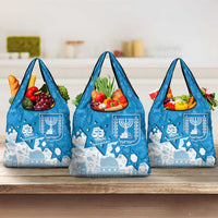 Israel Independence Day Grocery Bag Yom Ha'atzmaut Star Of David Jewish Pattern