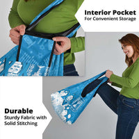 Israel Independence Day Grocery Bag Yom Ha'atzmaut Star Of David Jewish Pattern