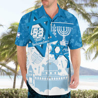 Israel Independence Day Hawaiian Shirt Yom Ha'atzmaut Star Of David Jewish Pattern