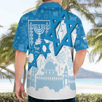 Israel Independence Day Hawaiian Shirt Yom Ha'atzmaut Star Of David Jewish Pattern