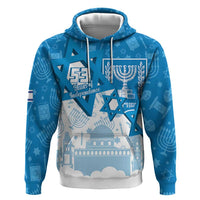 Israel Independence Day Hoodie Yom Ha'atzmaut Star Of David Jewish Pattern