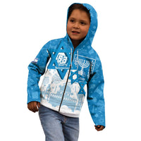 Israel Independence Day Kid Hoodie Yom Ha'atzmaut Star Of David Jewish Pattern