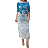 Israel Independence Day Puletasi Yom Ha'atzmaut Star Of David Jewish Pattern