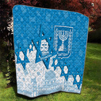 Israel Independence Day Quilt Yom Ha'atzmaut Star Of David Jewish Pattern