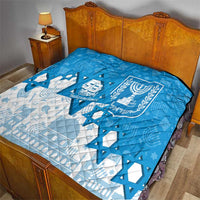 Israel Independence Day Quilt Yom Ha'atzmaut Star Of David Jewish Pattern