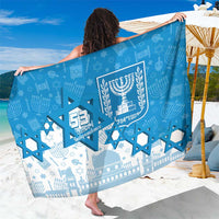 Israel Independence Day Sarong Yom Ha'atzmaut Star Of David Jewish Pattern