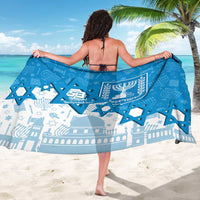 Israel Independence Day Sarong Yom Ha'atzmaut Star Of David Jewish Pattern