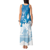 Israel Independence Day Tank Maxi Dress Yom Ha'atzmaut Star Of David Jewish Pattern