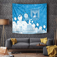 Israel Independence Day Tapestry Yom Ha'atzmaut Star Of David Jewish Pattern