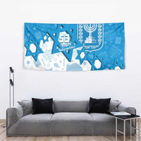 Israel Independence Day Tapestry Yom Ha'atzmaut Star Of David Jewish Pattern