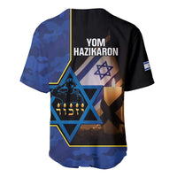 Yom HaZikaron Israel Baseball Jersey We Will Always Remember Camouflage Style