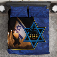 Yom HaZikaron Israel Bedding Set We Will Always Remember Camouflage Style