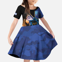Yom HaZikaron Israel Family Matching Mermaid Dress and Hawaiian Shirt We Will Always Remember Camouflage Style