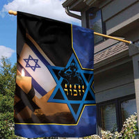 Yom HaZikaron Israel Garden Flag We Will Always Remember Camouflage Style