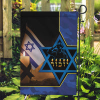 Yom HaZikaron Israel Garden Flag We Will Always Remember Camouflage Style