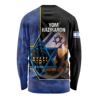 Yom HaZikaron Israel Long Sleeve Shirt We Will Always Remember Camouflage Style