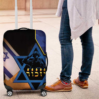 Yom HaZikaron Israel Luggage Cover We Will Always Remember Camouflage Style