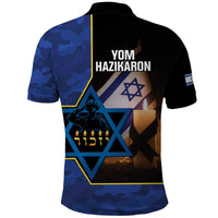 Yom HaZikaron Israel Polo Shirt We Will Always Remember Camouflage Style